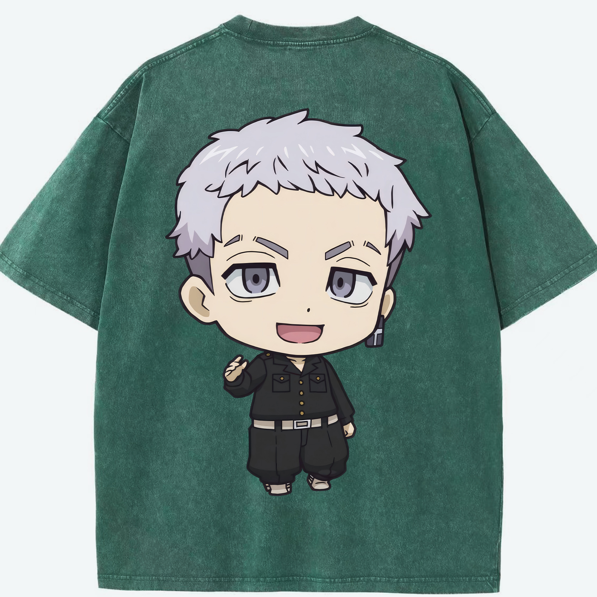 （画像用） 東京リベンジャーズ Tokyo Revengers 綿100% ヴィンテージ風 半袖Tシャツ（背面プリント）